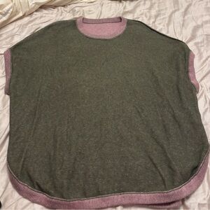 Zaket & Plover Green and Pink Sleeveless Top